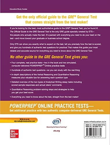 OFFICIAL GD.TO THE GRE GENERAL TEST 3E