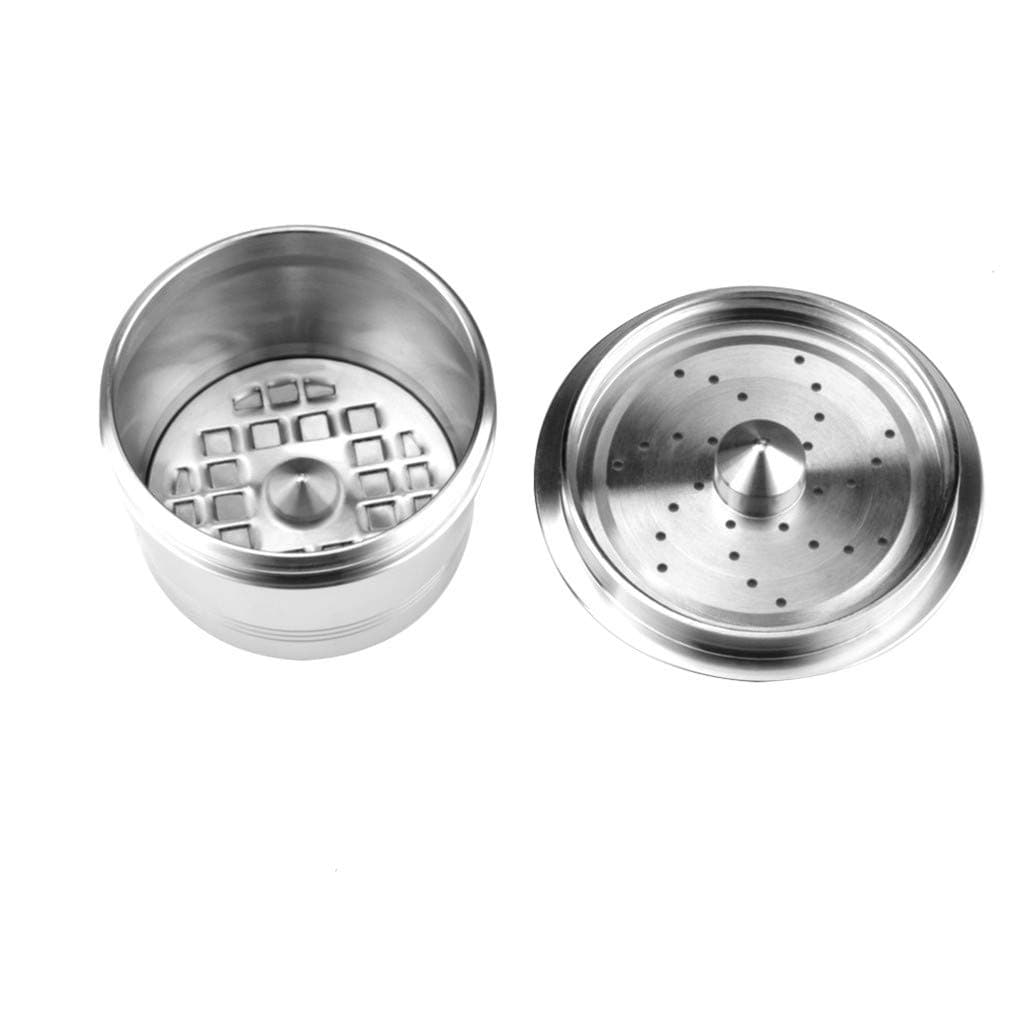 Koolsants Filter Cup, Stainless Steel Coffee Filter Coffee Make Reusable Coffee Capsule for Caffitaly