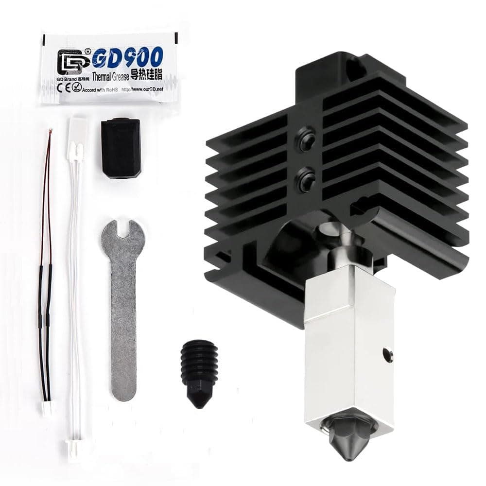 Bambu Lab Hotend X1 Carbon Assembly with Removable Hardened Steel 0.4mm Nozzle Hotend for Bambu Lab X1 Series 3D Printers