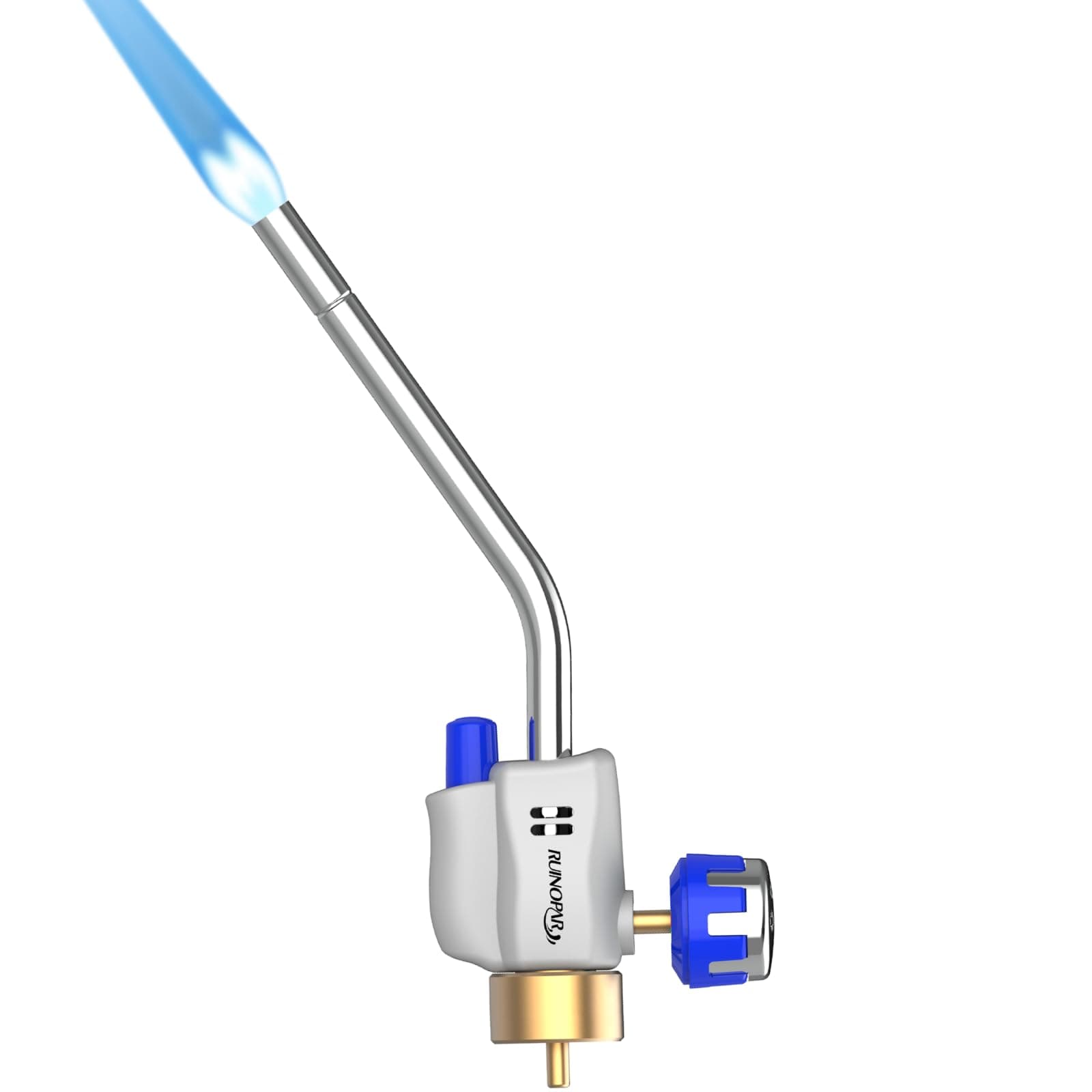 Propane Torch Head,High Intensity Torch Head,Trigger Start Propane Gas Torch with Self Ignition & Adjustable Knob,Blow Torch Head for Soldering,Brazing,Welding,Cooking