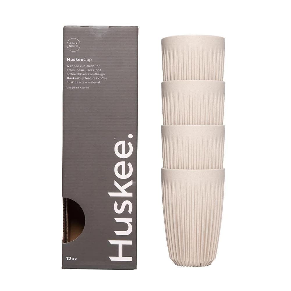 HuskeeCup (4-Pack) (Natural, 12oz)