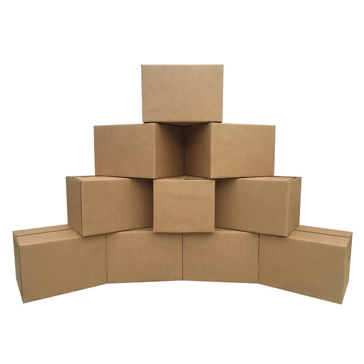 uBoxes Medium Moving Boxes, 18 x 14 x 12 inch, 10 Pack, Cardboard Box (BOXMINIMED10)