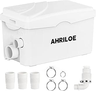 450W Sink Pump, Macerator Pump with 3 Inlets/1 Outlets, Sewage Pumps for Sink, Laundry, Basement (Not for Toilet)