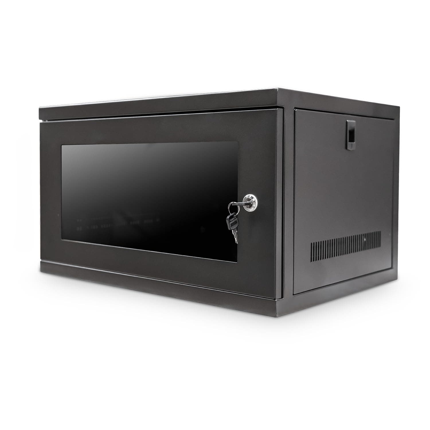 Dynamode Deep Data Cabinet, Wall Mounted, IT Data Network Equipment with Management & Lock. (6U 300mm)