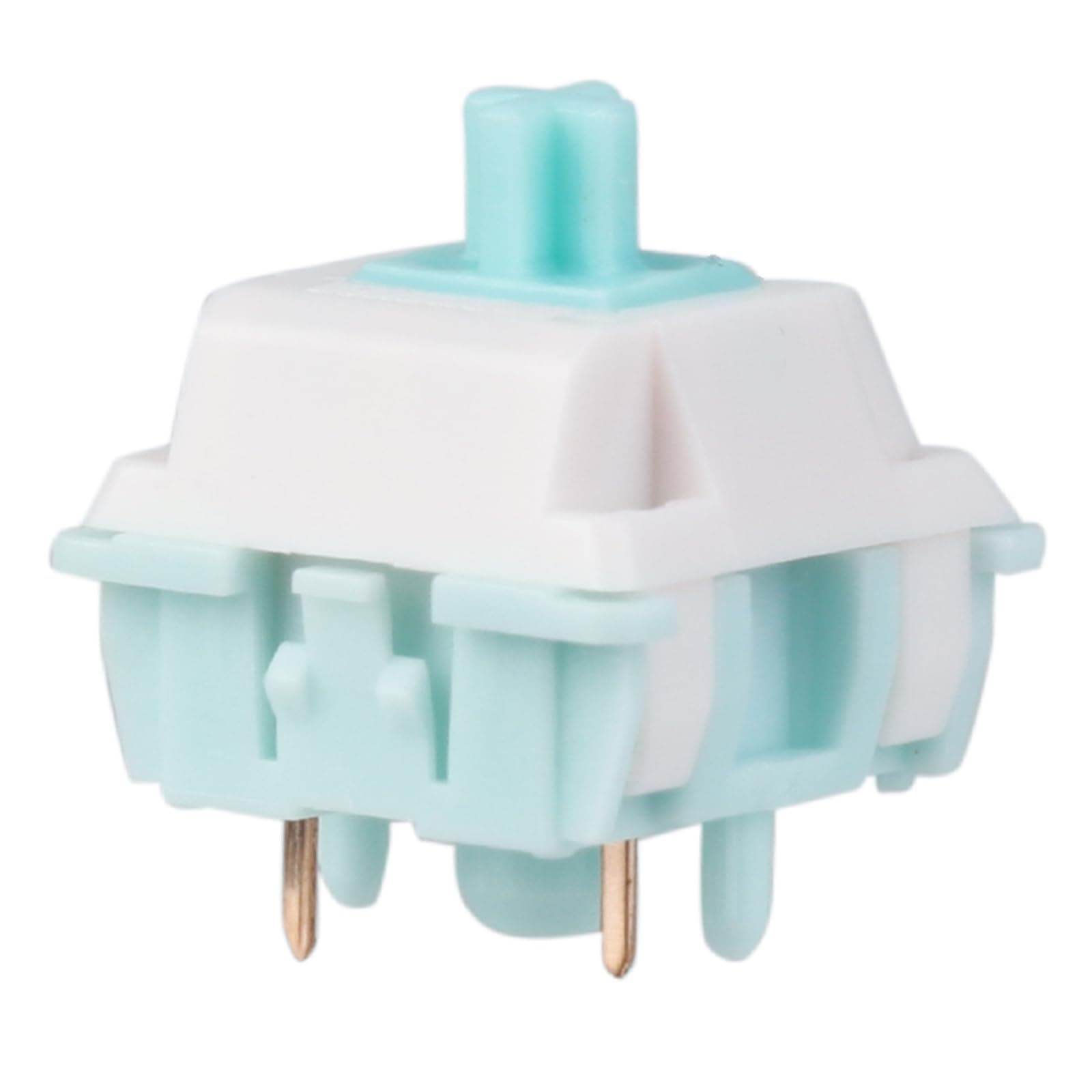 EPOMAKER Jade Blossom Mechanical Switch Set for Mechanical Keyboard, 35 Pieces 43gf Linear Switches, LY Stem & Full POM Housings, Pre-lubed, 5 Pin Switch