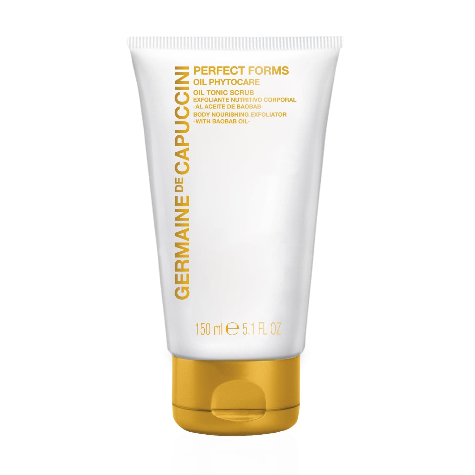 PERFECT FORMS - Perfect Forms Phytocare Oil Tonic Body Scrub with Baobab Oil - Body exfoliating scrub - For dry and very dry skin - Eliminates dead cells delicately - 5.1 oz