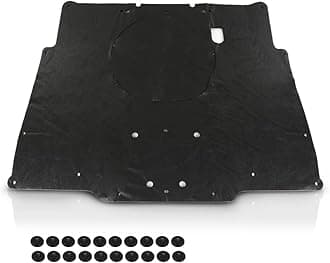 LQI Hood Insulation Pad Heat Shield with Clips Compatible with Chevy Camaro 1980-1981 Black