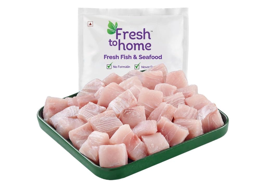 FreshtoHome | Fresh Mahi Mahi Fish / Pulli Motha | Cubes | 250g (UAE)
