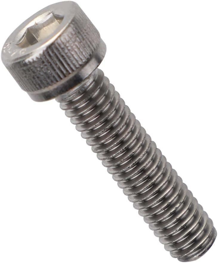 M3 x 12mm Socket Head Cap Screws Metric, Allen Socket Drive, Stainless Steel 304, Full Thread, Bright Finish, Machine Thread, 100 PCS