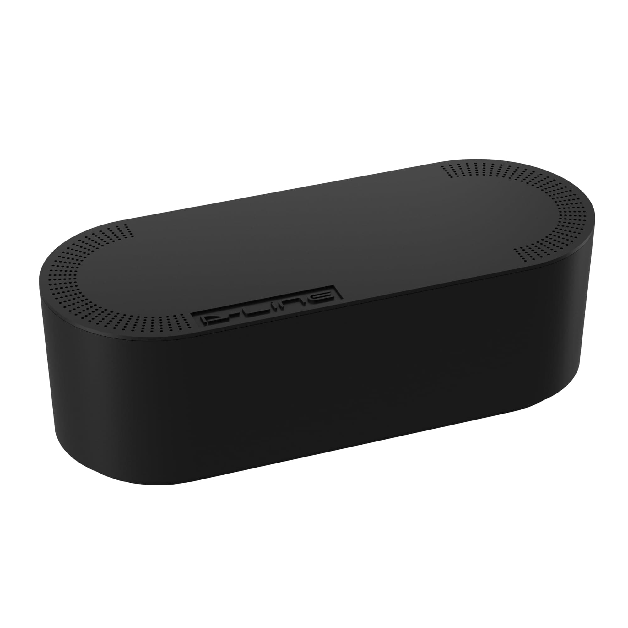 D-Line Cable Tidy Box, Hide & Conceal Extension Blocks, Desk Cable Management Solution, TV Wire Tidy, Made from Electrically Safe ABS Material - 415mm (L) x 165mm (W) 135mm (H) - Large, Black