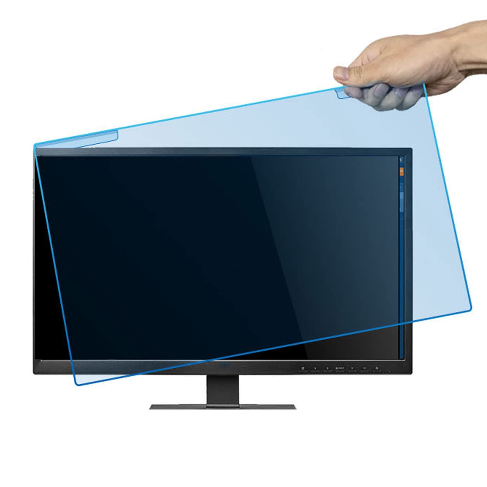 Computer Blue Light Blocking Screen Protector Anti-UV,Anti Blue Light Screen Protector Filter,Blue Blocking Computer Monitor Screen Protector For Eyes,Easy On/Off Removable,Anti Blue Light Filter