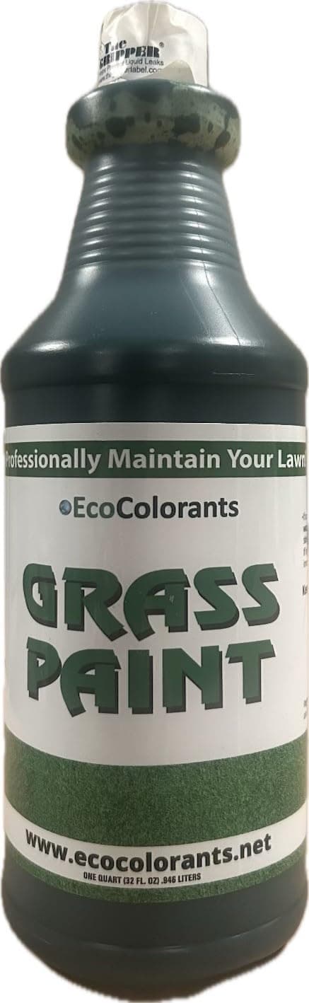 Green Grass Paint 32 oz(Quart)-Eco-Friendly , Made in the USA, Lawn Colorant, Turf Paint, Dye, Covers up to 1,000 square feet, Spray, (GGP1Q)