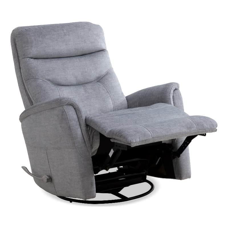 Gemini - Capri Silver Swivel Glider Recliner