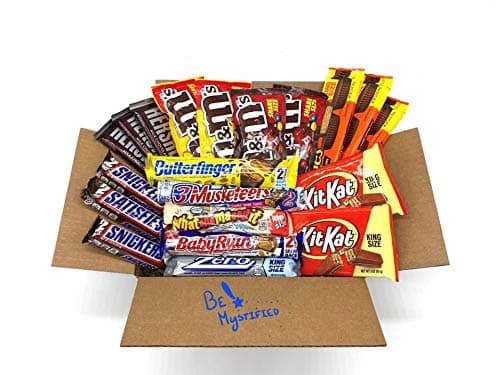Candy Bar King Size Chocolate Assortment Box 20 Count - 11 Different King Size Candy Bars from your favorite candy manufacturers