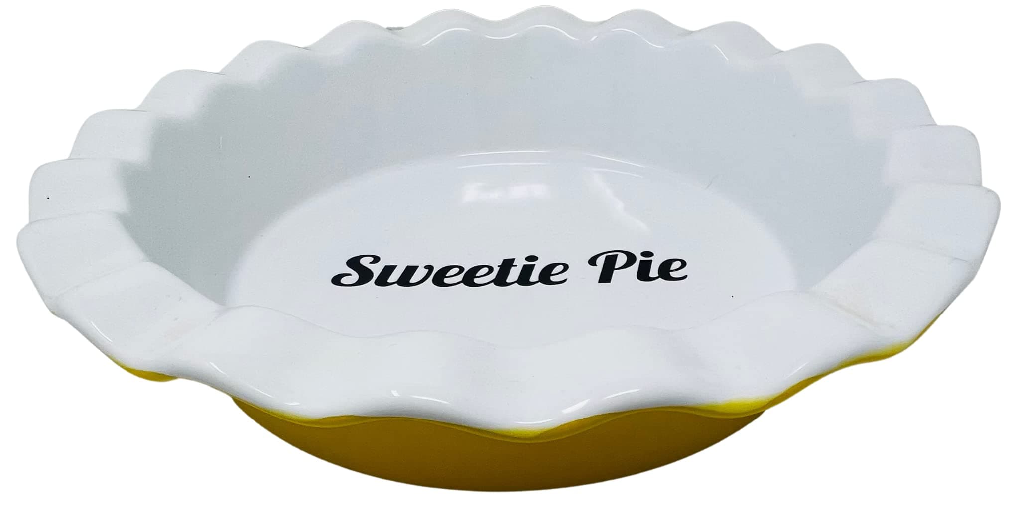 TwerpPie Plate | Cute Pie Dish (yellow)