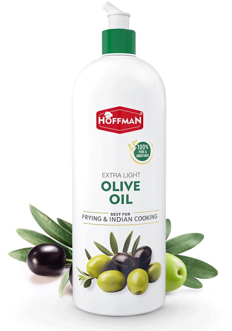 HOFFMAN Premium Cold Pressed Olive Oil (1 Liter, Extra Light)