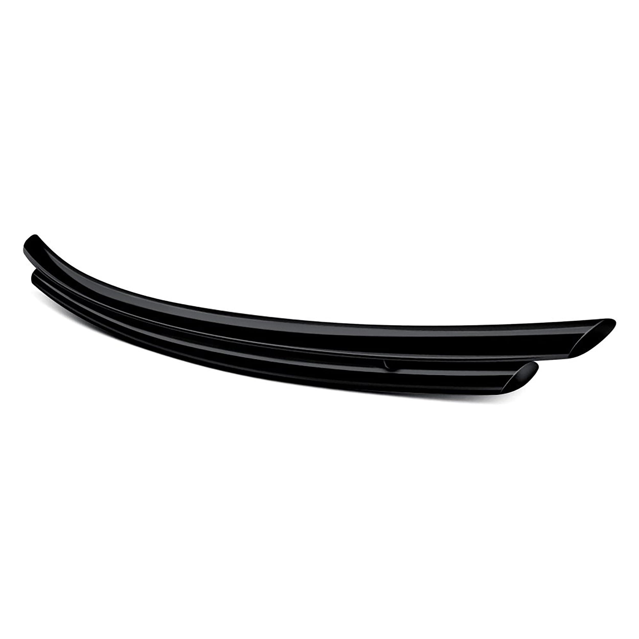 Black Horse Rear Bumper Guard Double Layer Black Compatible with 2008-2023 Toyota Highlander-CRDL-TOT101B