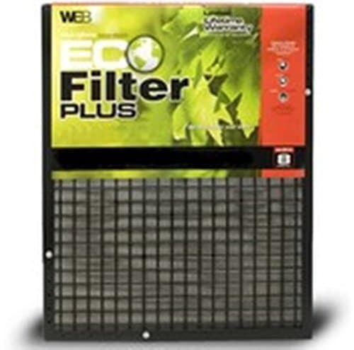 WEB Products Plus 12x12x1 Permanent Electrostatic Air Filter