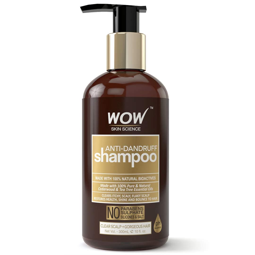 WOW Skin Science Anti Dandruff Shampoo, 300 ml