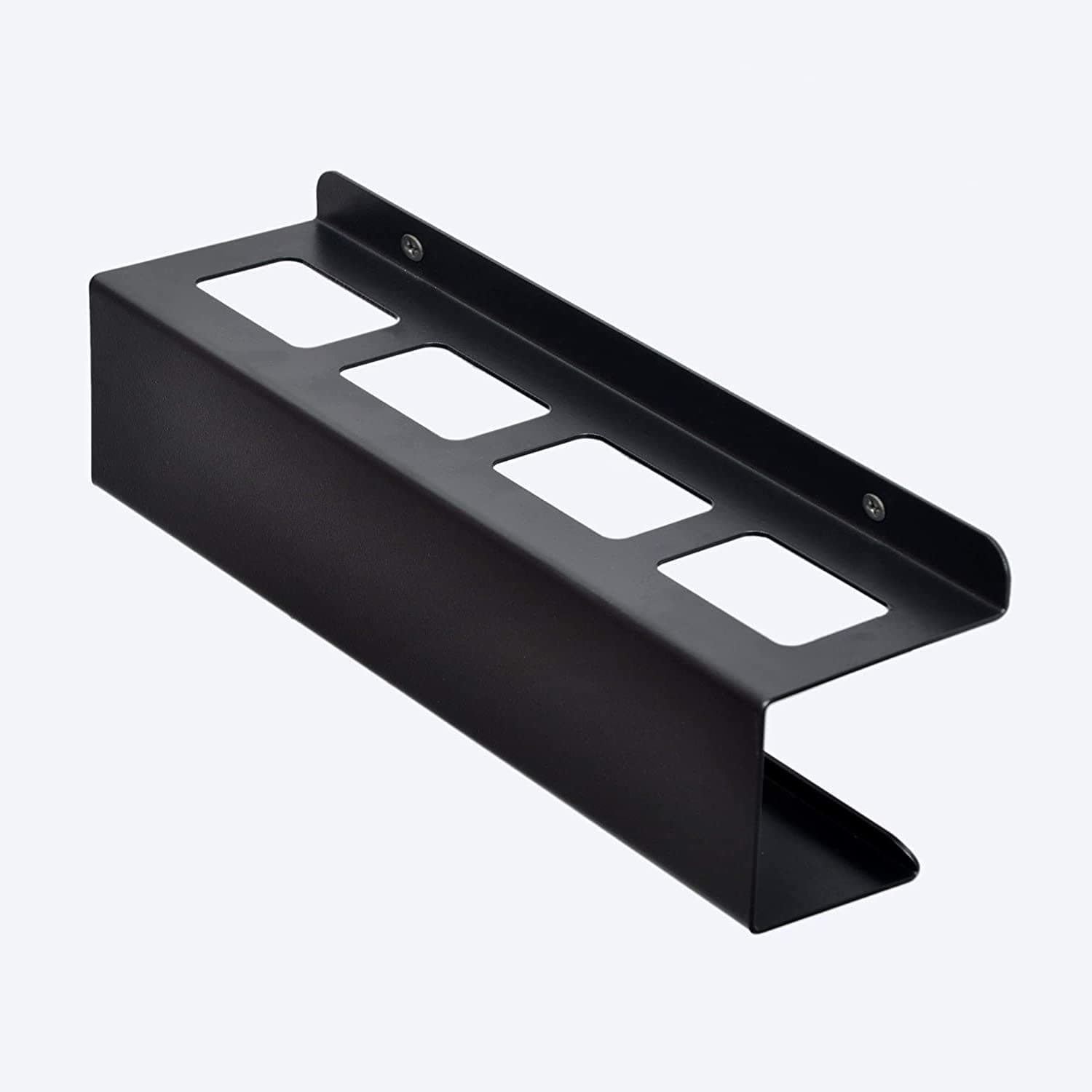 RJ kitchenware Store Remote Stand Wall Mounting Remote Holder Cum Desk Organizer Stand Metal Living Room Wall-Mount Design Remote Remote Holder for TV, DVD, AC, DTH & more (4 Remote Slot)