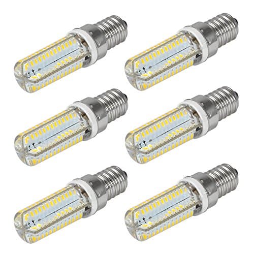 6x Mengs® 3 W E14 LED bulb 5 W AC 220-240 V Cool White 6000 K 3014 SMD with Silicone Material, E14, 5.00 wattsW, 220.00 voltsV [Energy Class A]