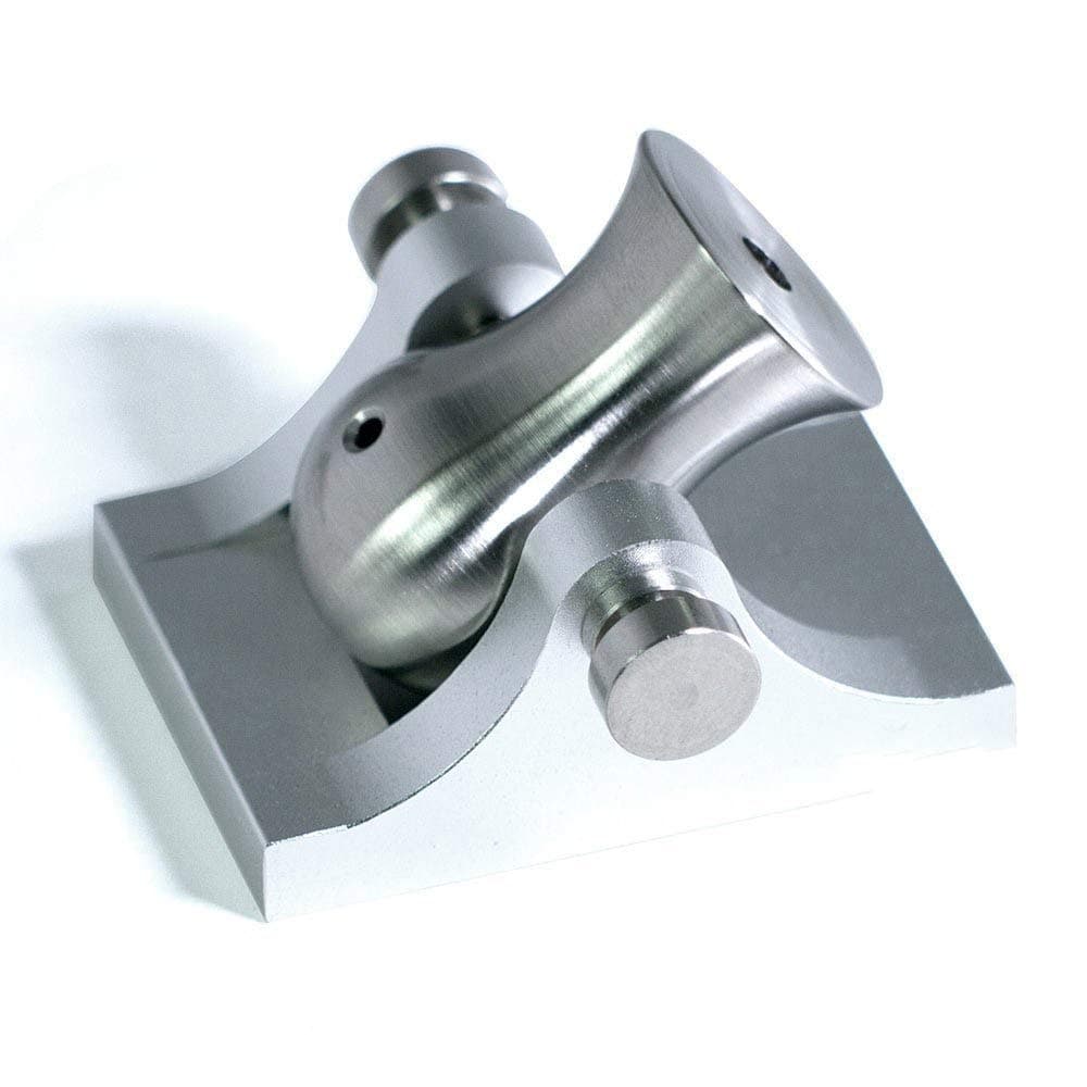 Mini Desktop Cannon Pocket Artillery - Silver w/ Stainless Hardware