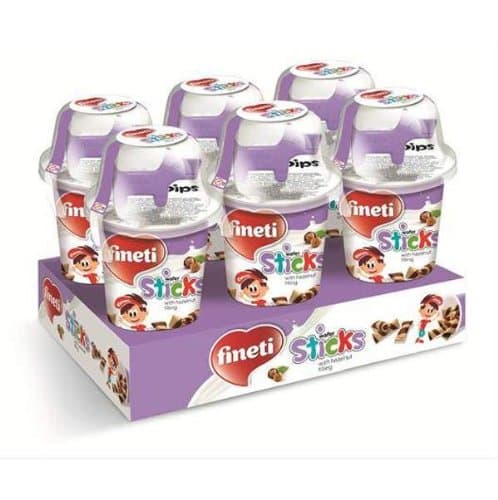 Fineti Dips, Sticks and Hazelnut Spread, CASE (6 x 45g)