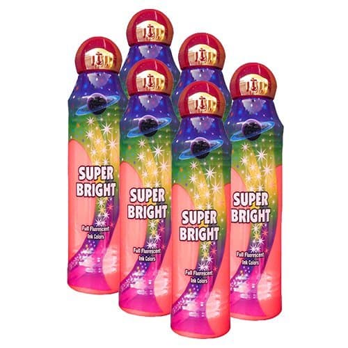 Six Pack 3oz Super Bright Red Bingo Dauber