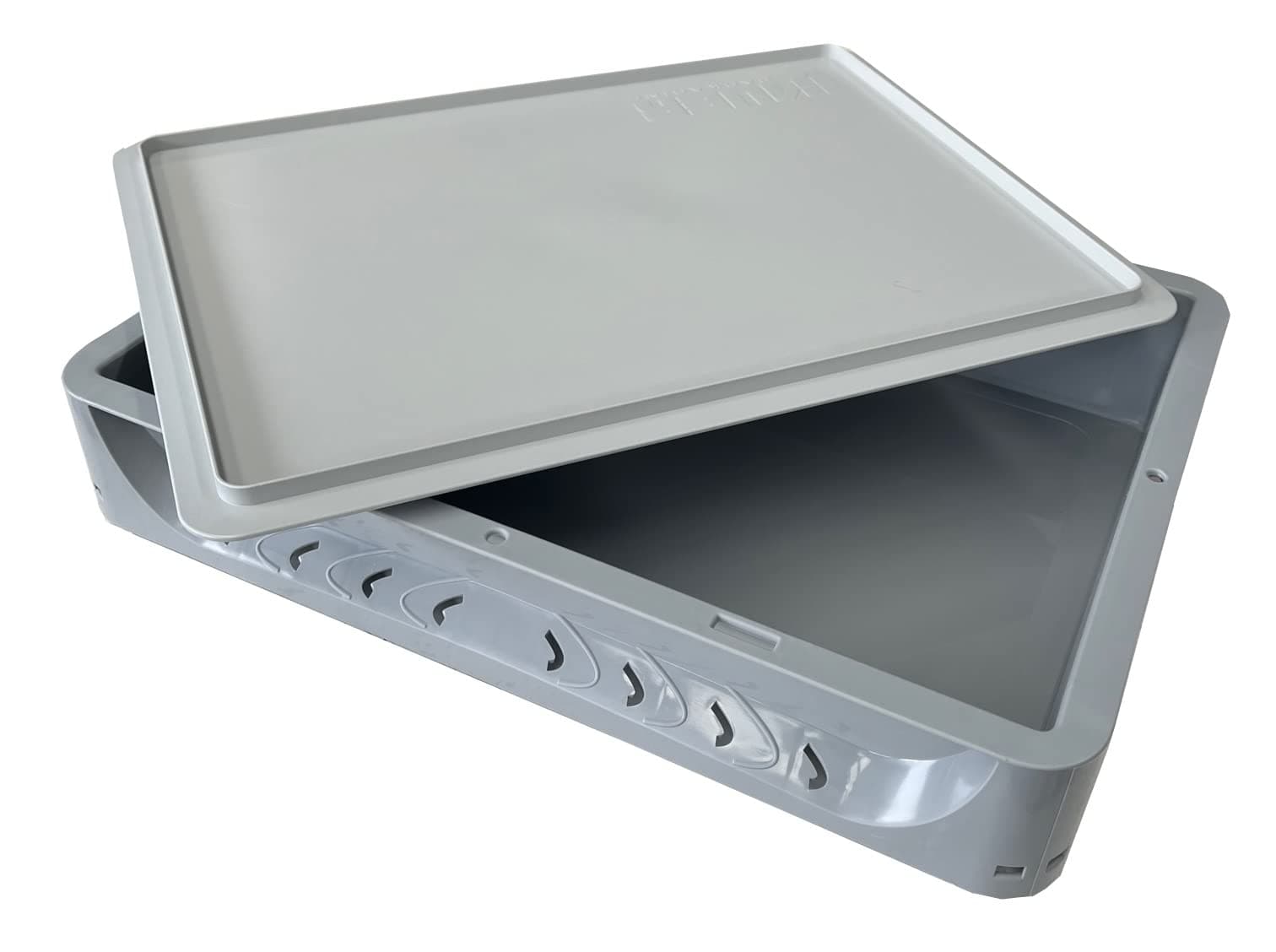 Solent Plastics 7 Litre Pizza Bread Dough Proofing Tray Complete with Lid - 40 x 30cm x 8.5cm - Dough Proofing Box - Perfect for Pizza Dough Balls - Fits in Domestic fridges!