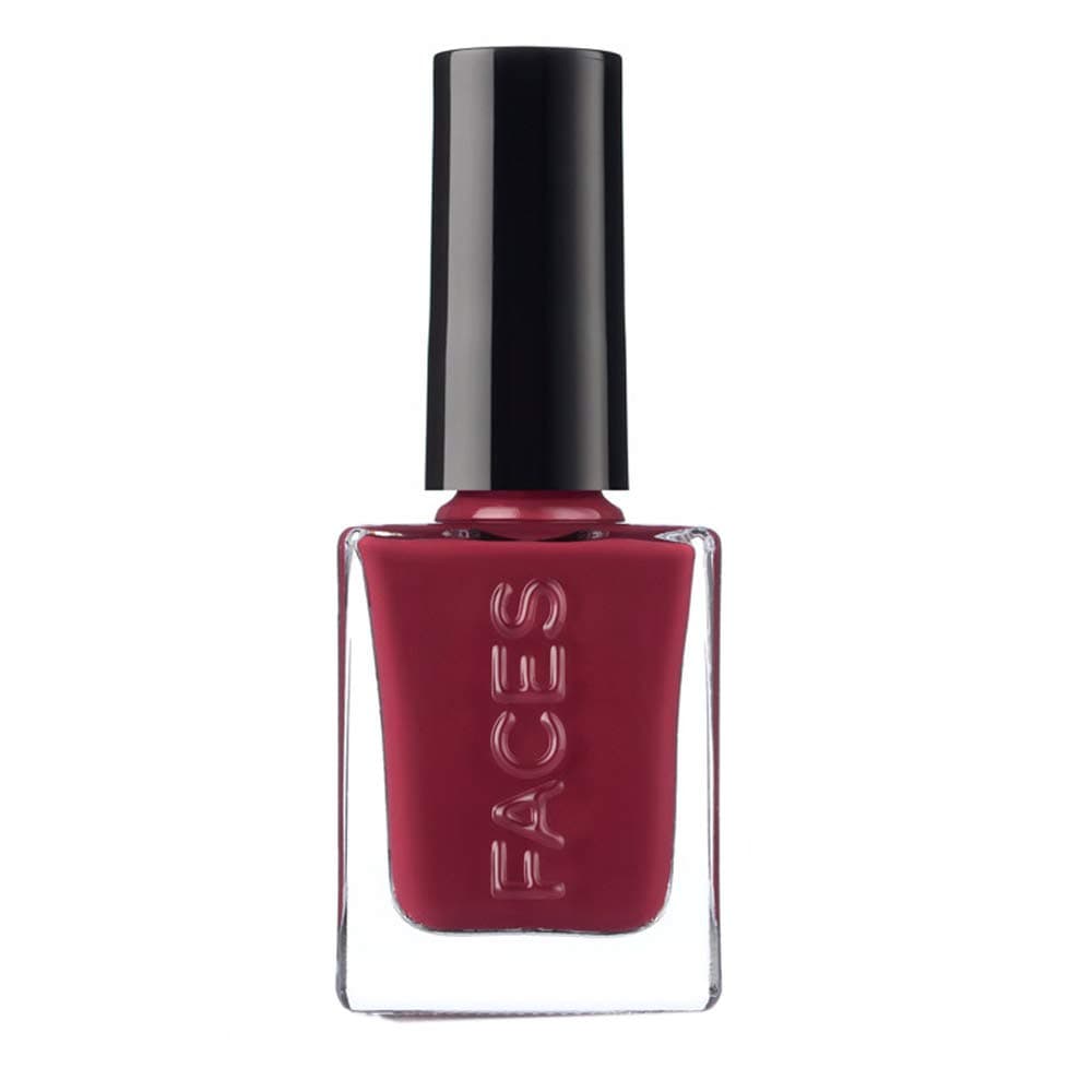 Faces Canada Glossy Nail Enamel Eddy 202(Maroon), 9 ml