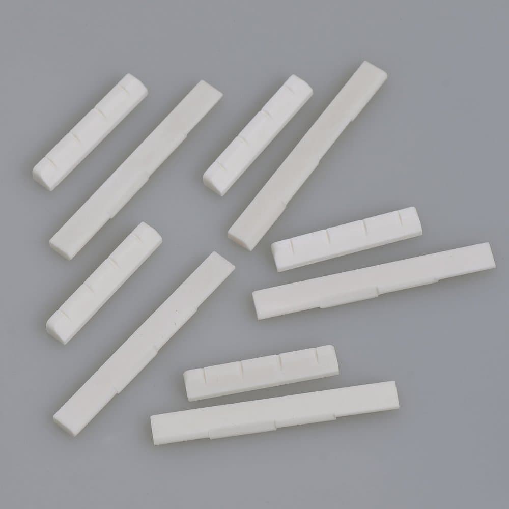 5sets Real Bone Nut &Saddle for 4 String Ukulele Guitar Replacement High Quality