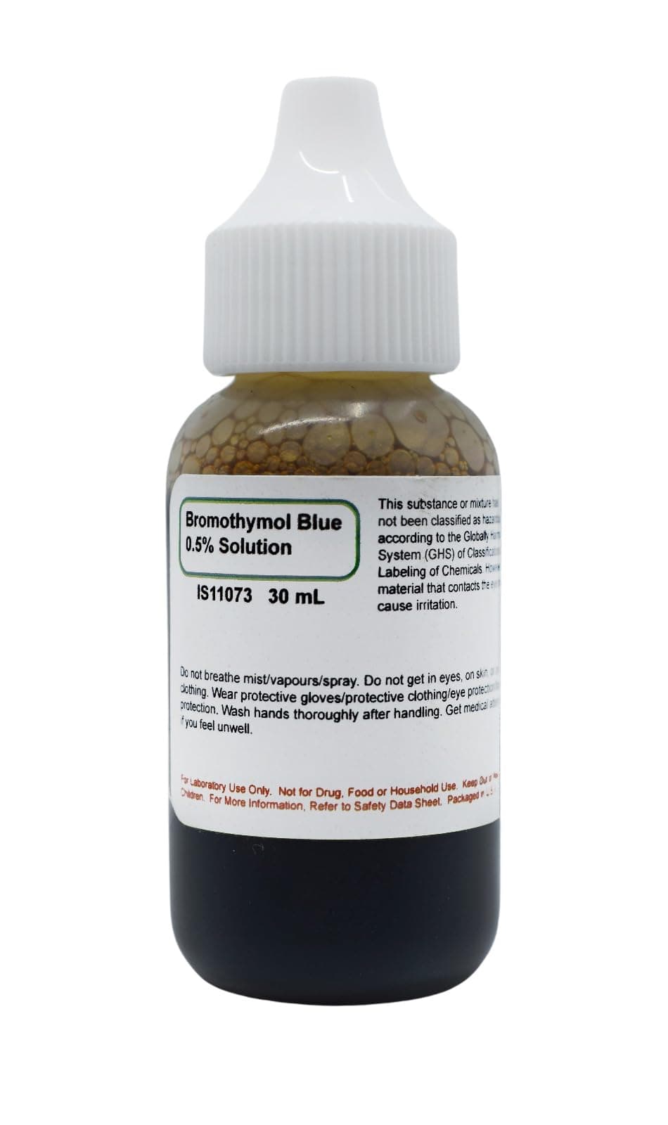 0.5% Bromothymol Blue Solution, 30mL - The Curated Chemical Collection