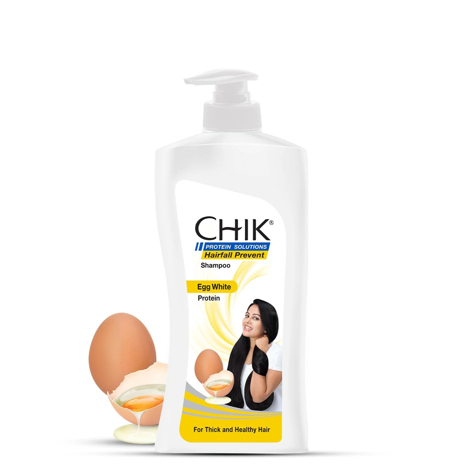 Chik Protein Solution Hairfall Prevent Shampoo, With Goodness Of Egg White, F...