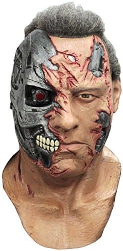 Partypackage Ltd T-800 Mask Terminator 90s Sci-fi Robot 90s Brit Pop Retro