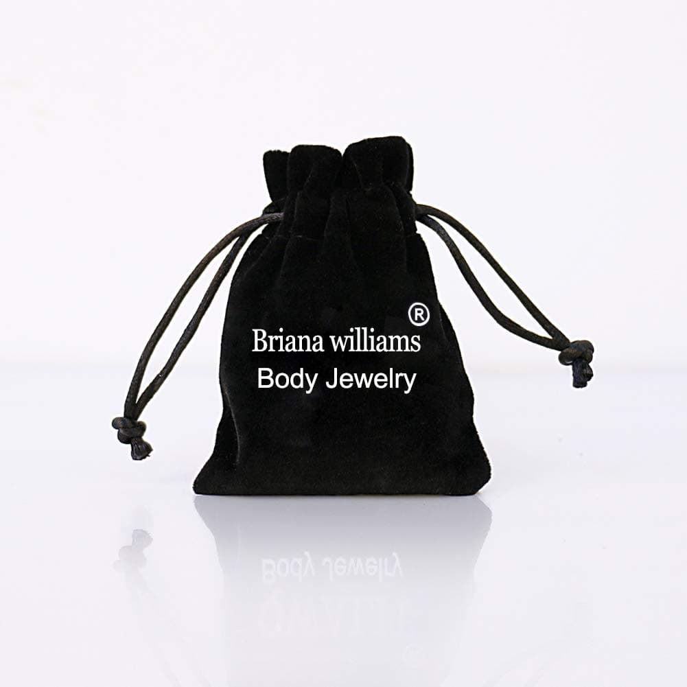 Briana Williams Belly Button Ring Belly Rings Belly Button Piercing Gold Belly Button Ring for Women Clicker Belly Ring Belly Piercing Stainless Steel 14g 10mm Blley Navel Rings Piercing Jewelry