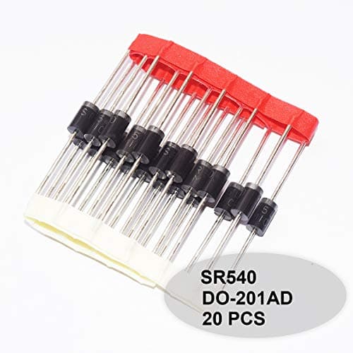 CHANGRUN SR540 (SB540) Schottky Barrier Rectifier Diode 5A 40V DO-201AD (DO-27) Axial Diodes 20pcs