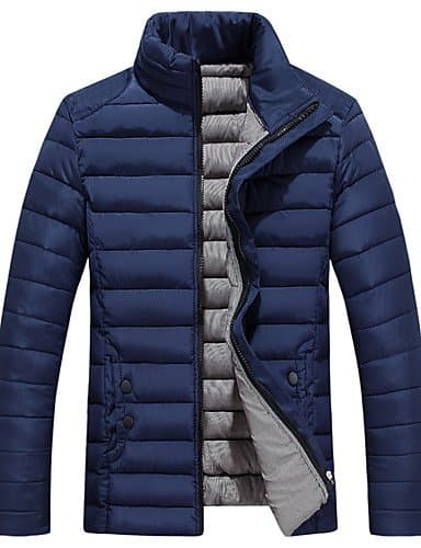DFBVDF DGVFGBD Men's Regular Padded Coat,Chinoiserie Plus Size Solid-Cotton Cotton Long Sleeves