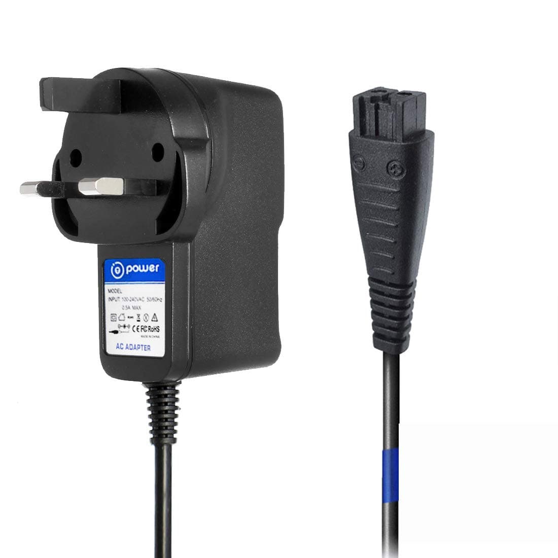 T POWER(1.5M Long Cable for Panasonic Pro-curve Wet dry Shaver Electric Blade Razor (RE7-40, RE7-51, RE7-59, RE7-68, ER-GC20 RE740, RE768, RE759, RE751 ERGC20) AC DC Adapter