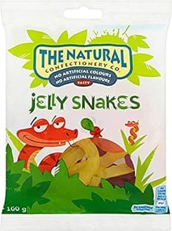 The Natural Confectionery Co Jelly Snakes 160g - Pack of 6