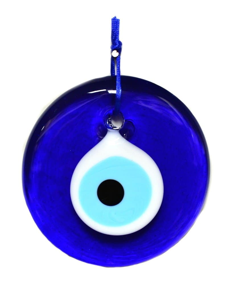 Glass Evil Eye-Diameter:3.5 inches (9cm)