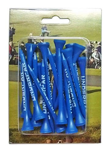 Underpar Golf Tees System to Enhance Your Golf Shots Low Resistance, Less Friction Plastic Tees, 7cm L
