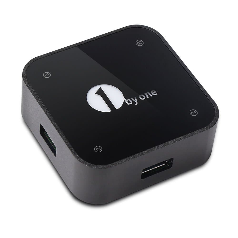 1byone Cube USB 3.0 4-Port Compact SuperSpeed Hub with USB 3.0 Cable