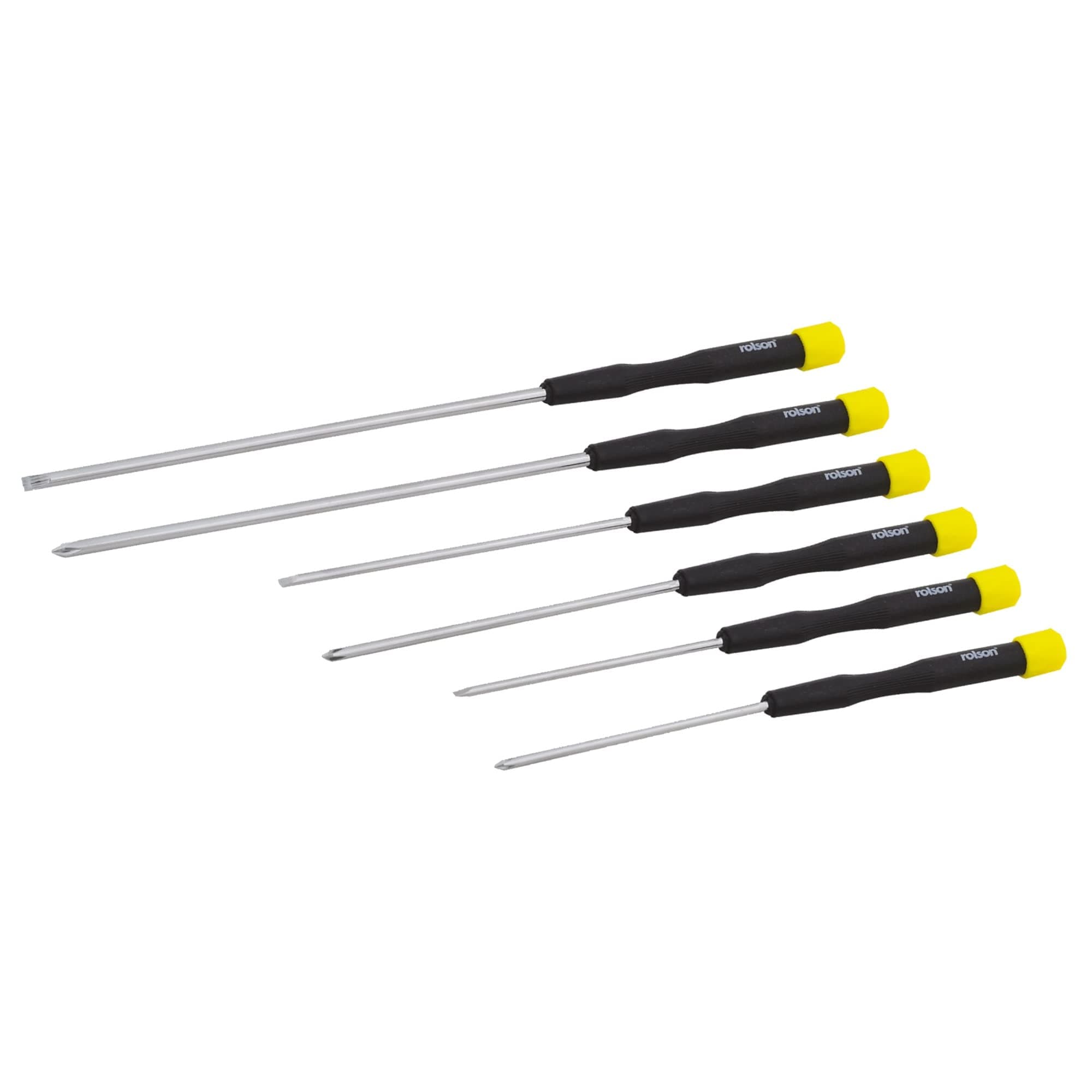 28219 6 pc Long Reach Precision Screwdriver Set