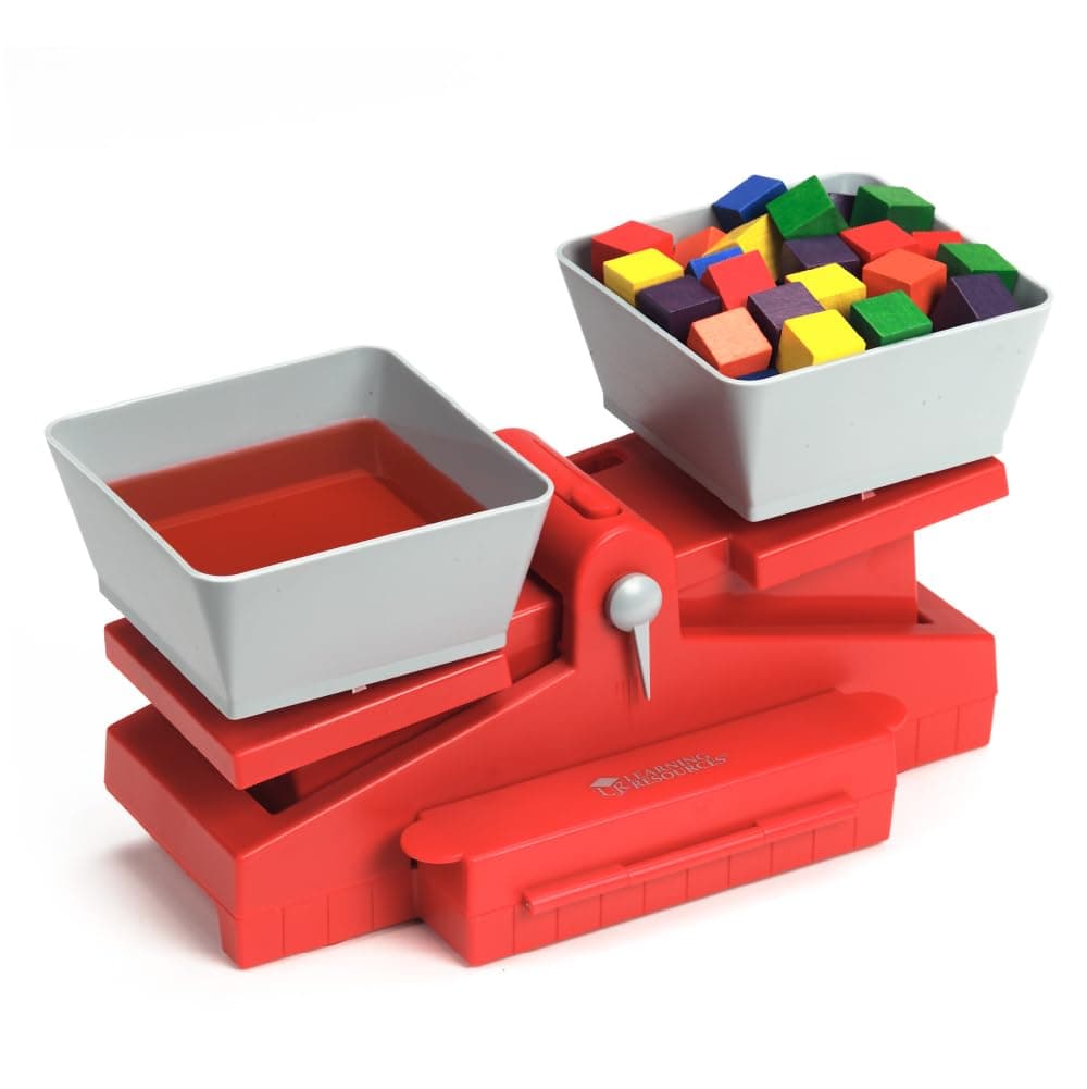 Precision School Balance, Includes Weights, 2 Removable Pans & 10-Piece Brass Gram Set (1g-50g), Grades 4 and up