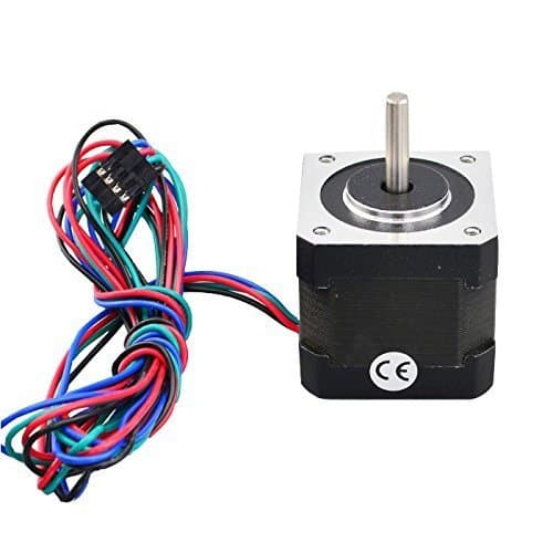Sprite Science™ 3D Printer Stepper Motor NEMA17 Bipolar 40mm 64oz.in(45Ncm) 2A 4 Leads CNC Motors