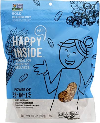 Happy Inside Bold Blueberry Breakfast Cereal, 10 Ounces