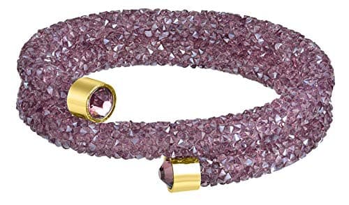 BIJOUX BOBBI[Gift Box Included Elegance Dust Upscale Crystal Stud Bracelets - Amethyst - BB4272BA1