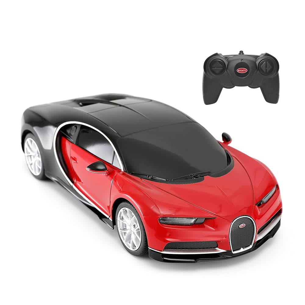 – Bugatti Toy Car, 1/24 Scale Bugatti Chiron RC Model Car, Indoor and Outdoor Toys, Gifts for Kids Boys