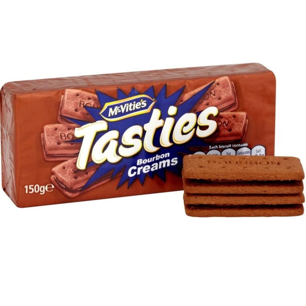 McVities Tasties Bourbon Creams Biscuits 150g