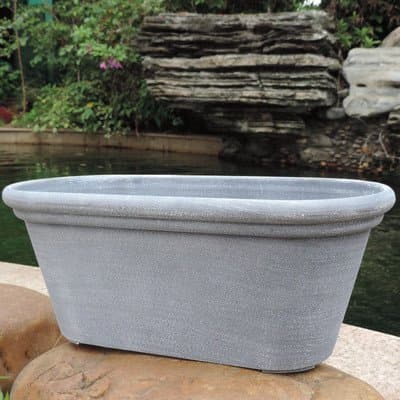Oval Pot Planter Size: 5.9" H x 5.9" W x 15" D